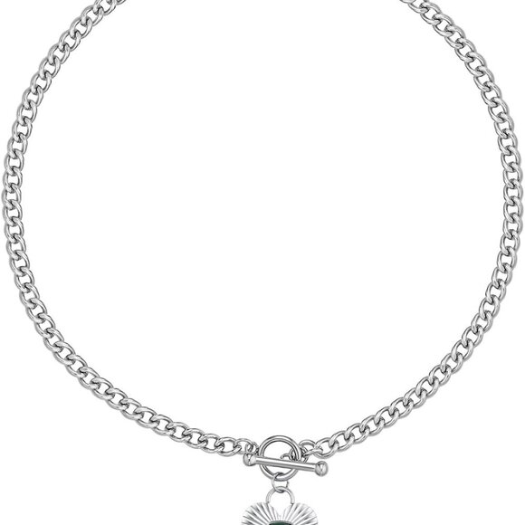 2-Tone Interlocking | Sunburst Heart | CZ Evil Eye | Single Pearl | Love Heart P - Picture 1 of 7